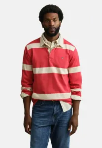 Полосатая рубашка-поло для регби Gant, Creamed White