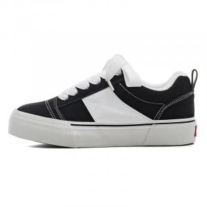 Женские черные противоскользящие износостойкие низкие кеды HUANQIU