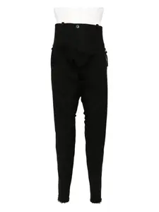 Брюки с низким шаговым швом Masnada, черный