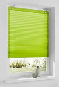 Римская штора/штора на люверсах/плиссированная штора Olbia зеленая, люверс Marc примерно 60 * 125 см Kutti