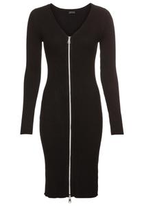 Вязаное платье LAURA SCOTT Knitted dress, черный