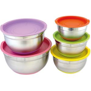 Набор мисок HENSSLER из нержавеющей стали, 5 предметов Hensslers, серебряный