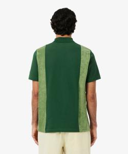 Рубашка-поло для гольфа из махровой ткани с боковой вставкой