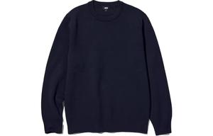 Трикотаж унисекс темно-синий Uniqlo, темно-синий