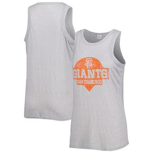 Женская серая майка San Francisco Giants Tri-Blend Soft As A Grape