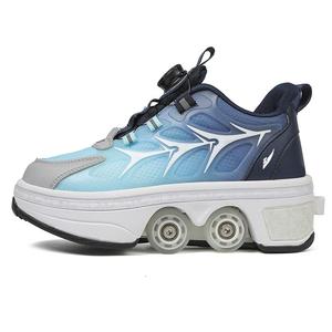 Дышащие кроссовки Balance Support с низким верхом для скейтбординга для детей и подростков Kuding, синий