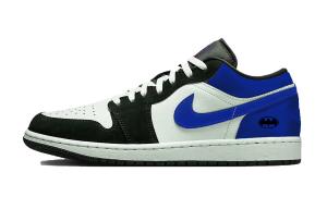 Jordan Air 1 устойчивые к истиранию низкие баскетбольные кроссовки Unisex Blue White