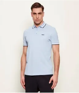 Поло Пэдди regular fit Boss Green, небесно-голубой