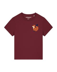 Рубашка Watapparel  Cute Fox, бордовый