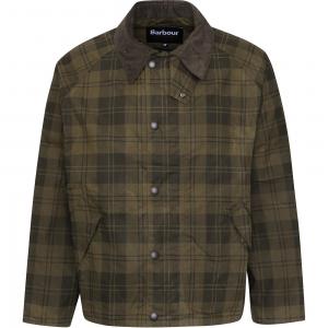 Куртка свободного кроя для проверки транспорта Barbour, оливковый зеленый