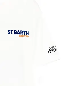 Футболка St. Barth Mc2 Saint Barth Kids, белый