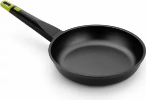 Сковорода FOODIE, 24 см, черная, металл, алюминий, Ø 24 см, Ø 20 см BRA