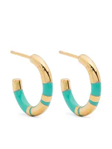 Мини-серьги-кольца Positano Aurelie Bidermann, золотой