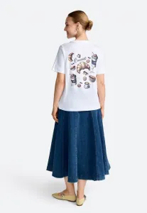 Футболка с принтом Rich & Royal, White