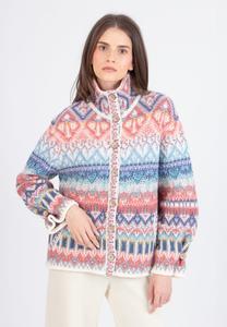 Кардиган Ivko JACQUARD ROLLNECK RE-DANDY PATTERN, Off White/Off-White