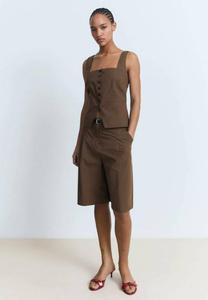 Жилет Mango, коричневый