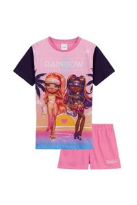 Короткий пижамный комплект Rainbow High, мультиколор