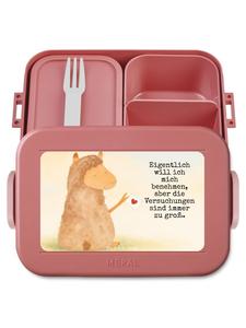 Mr. & Mrs. Panda Дизайн флага Bentobox Alpaca с надписью пастельно-красного цвета