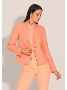 MADELEINE Приталенный короткий блейзер персикового цвета
