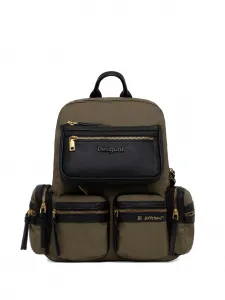 Вместительный рюкзак с несколькими карманами Desigual, зеленый