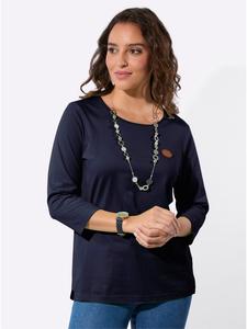 Рубашка с рукавами 3/4 темно-синего цвета WITT WEIDEN