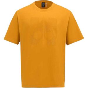 Хлопковая футболка с логотипом Moose Knuckles, желтый