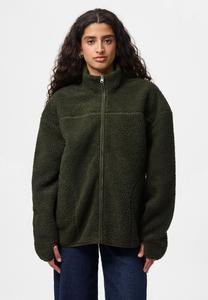 Флисовая куртка Pieces PCSADIA JACKET, Forest Night/Dark Green