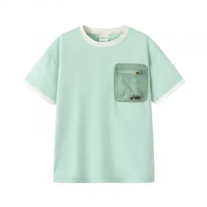 Urban Light Trend T Shirt 4009 Green Gray для детей 3-7 лет ASICS, зеленый