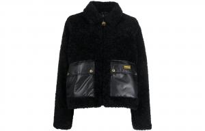 Barbour Женские пиджаки, черные, с лацканами, средней высоты, другие