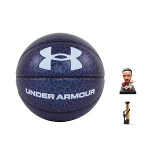 Under Armour Баскетбольный мяч PU серебристо-фиолетовый размер 7 светящийся в темноте унисекс