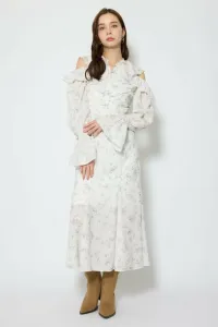 Платье русалки с цветами Rienda, цвет Pattern Wht5