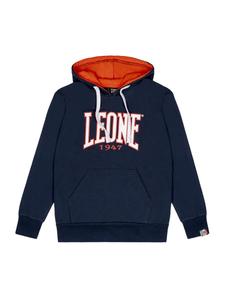 LEONE 1947 APPAREL Детская толстовка Leone New Basic из нечесаного хлопка с капюшоном.