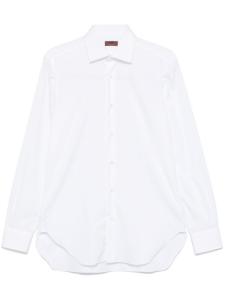 Хлопковая рубашка Barba, белый