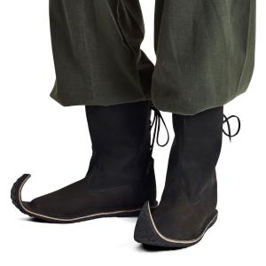 Средневековые сапоги с клювом черные