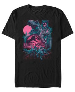 Мужская футболка с коротким рукавом "Ужасные динозавры" Fifth Sun, Black