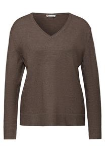 Свитер STREET ONE, Mottled Brown