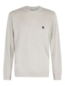 Свитер с логотипом и круглым вырезом Carhartt Wip, нейтральный