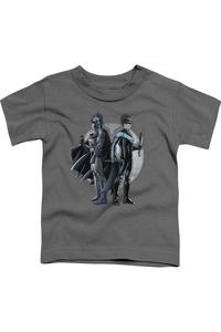 Футболка для малышей Batman с подсветкой Gildan, Charcoal