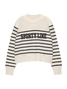Тонкий вязаный свитер Pull&Bear Sweater, экрю