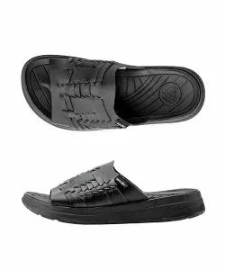 Сандалии MALIBU Thunderbird Slide Искусственная кожа с эффектом старения Select Brands, цвет Black