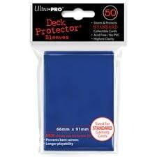 Ultra-pro, Deck Protector, Защитные чехлы, Solid Blue, синий, 50 шт.