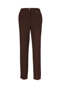 Короткий размер: удобные брюки Anna со стрелками Goldner, серый