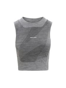 Топ ICEBREAKER Sports Top GEODETIC, пятнистый серый