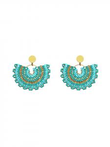 Женские серьги с бирюзой IZIA, бирюзовый