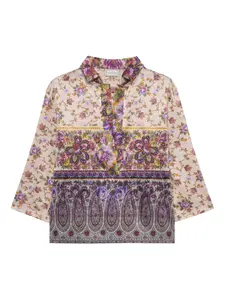 Рубашка с цветочным принтом Pierre-Louis Mascia, нейтральный