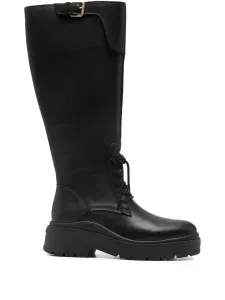 Ботинки на шнуровке с пряжкой Andrea 04 Liu Jo, черный
