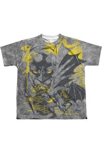 Футболка с коротким рукавом для подростков Batman Symbiotic Gildan, белый