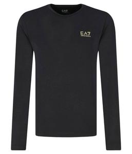 Лонгслив мужской Ea7 базовый, черный