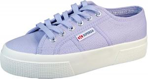 Кроссовки Superga 2740 Platform для мужчин и женщин - иконические итальянские теннисные кроссовки с дышащим верхом из ткани и нескользящей резиновой подошвой, фиолетовый/лиловый