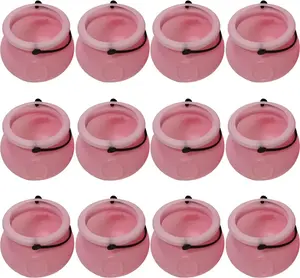 Набор из 12 ведерок для сладостей на Хэллоуин: черный пластиковый котел ведьмы, чайник, горшок для Хэллоуина, держатель для праздничных сувениров, украшение для дома и праздника Essen